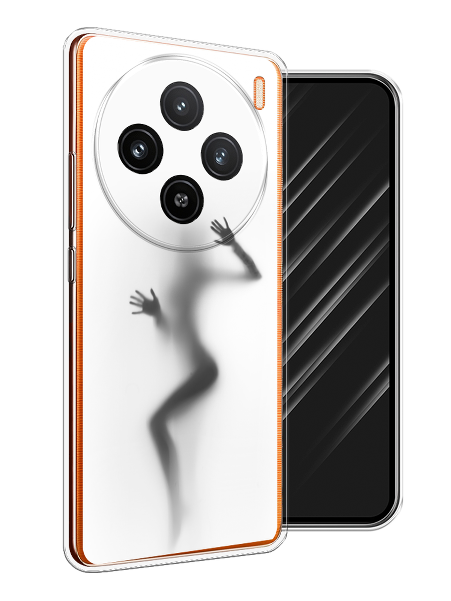 

Чехол Awog на Vivo X100 "Девушка в душе", Серый;белый;черный, 2611750-1