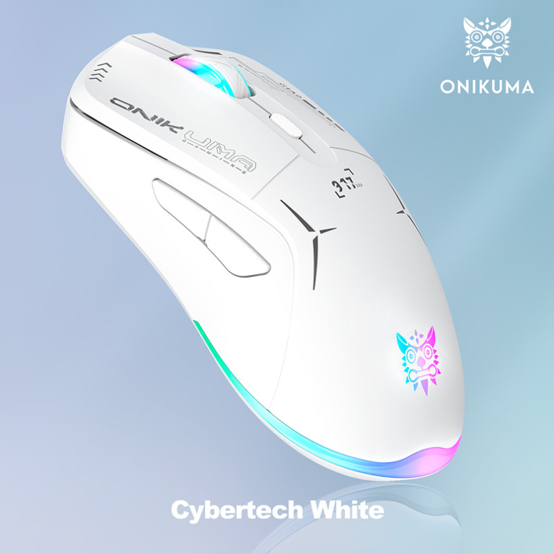 Мышь Onikuma CW917-W Cybertech White 1380₽