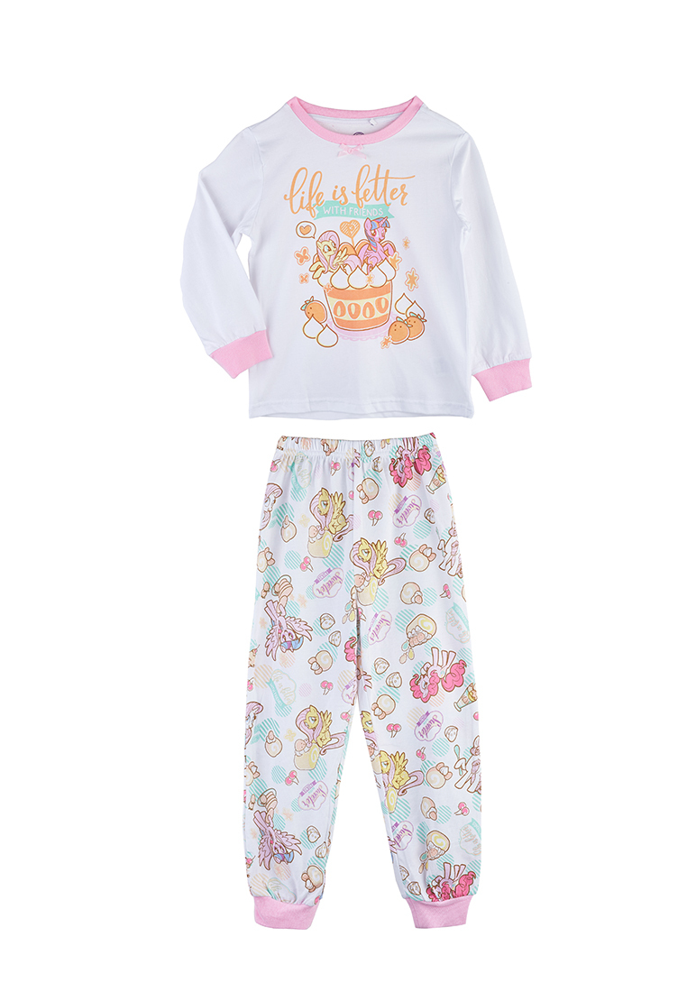 

Пижама детская MY LITTLE PONY AW19MLP01 цв. белый р. 104, AW19MLP01