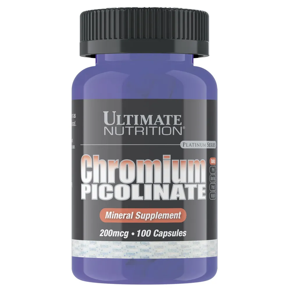 Хром Пиколинат Ultimate Nutrition CHROMIUM PICOLINATE 100 капсул