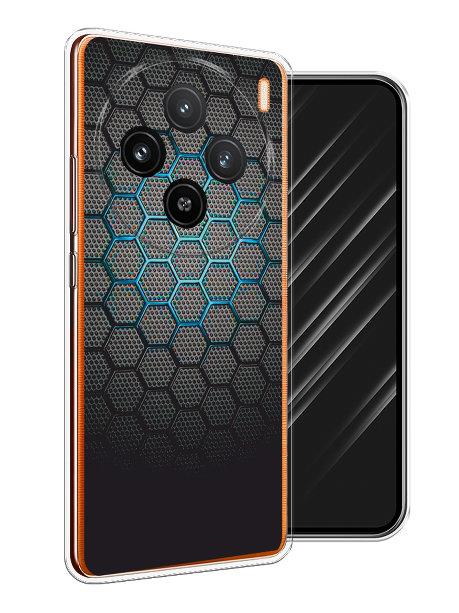 

Чехол Awog на Vivo X100 "Бирюзовые соты", Бирюзовый;синий;черный, 2611750-1
