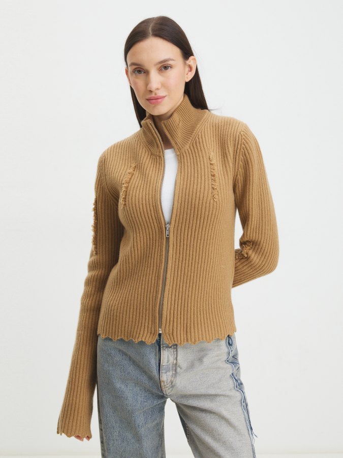 

Кардиган женский Maison David 2024-003 коричневый S, 2024-003