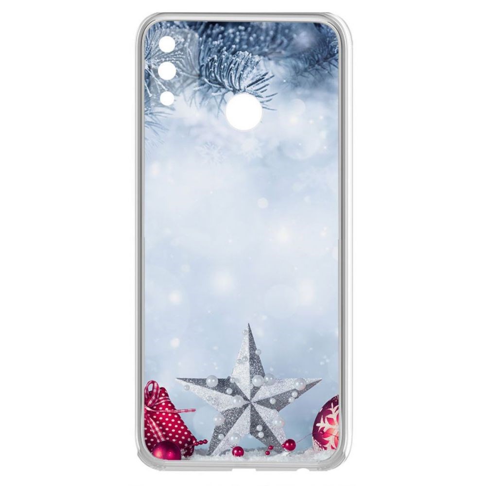 

Чехол-накладка Krutoff Clear Case Новогодняя звезда для Honor 9X Lite