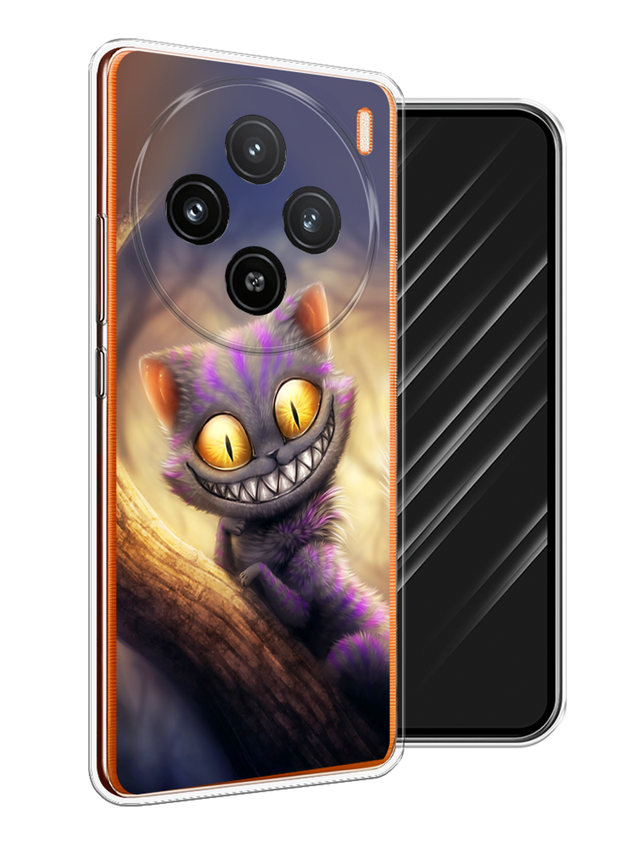 

Чехол Awog на Vivo X100 "Cheshire Cat", Фиолетовый;желтый, 2611750-1