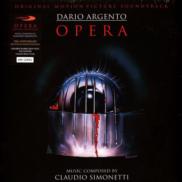 OST Opera Claudio Simonetti Red Blood Transparent Marble, Limited (LP)