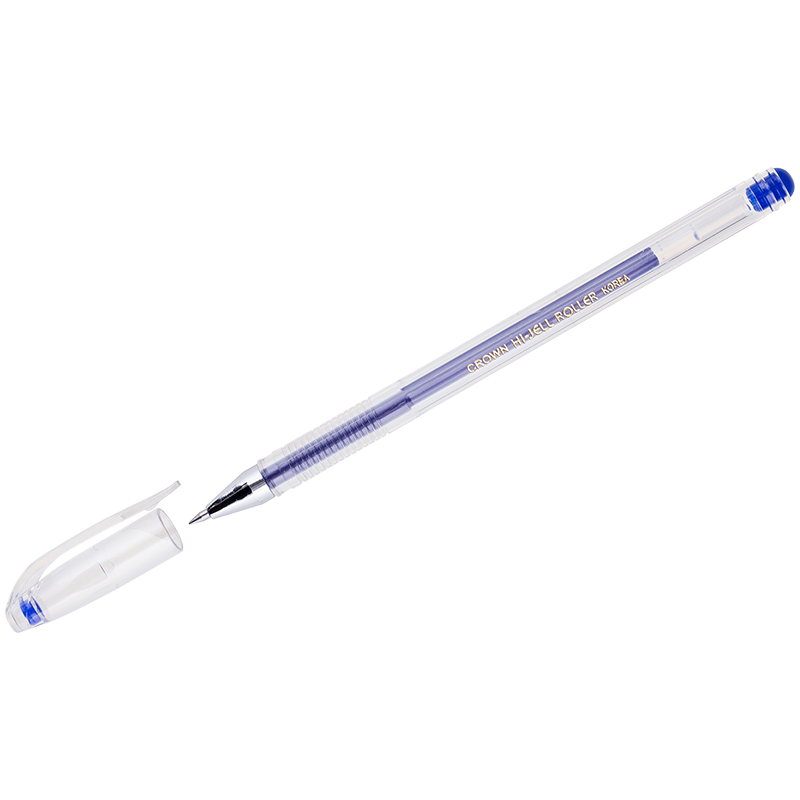 

Ручка гелевая Crown Hi-Jell (0.35мм, синий) 1шт. (HJR-500B)