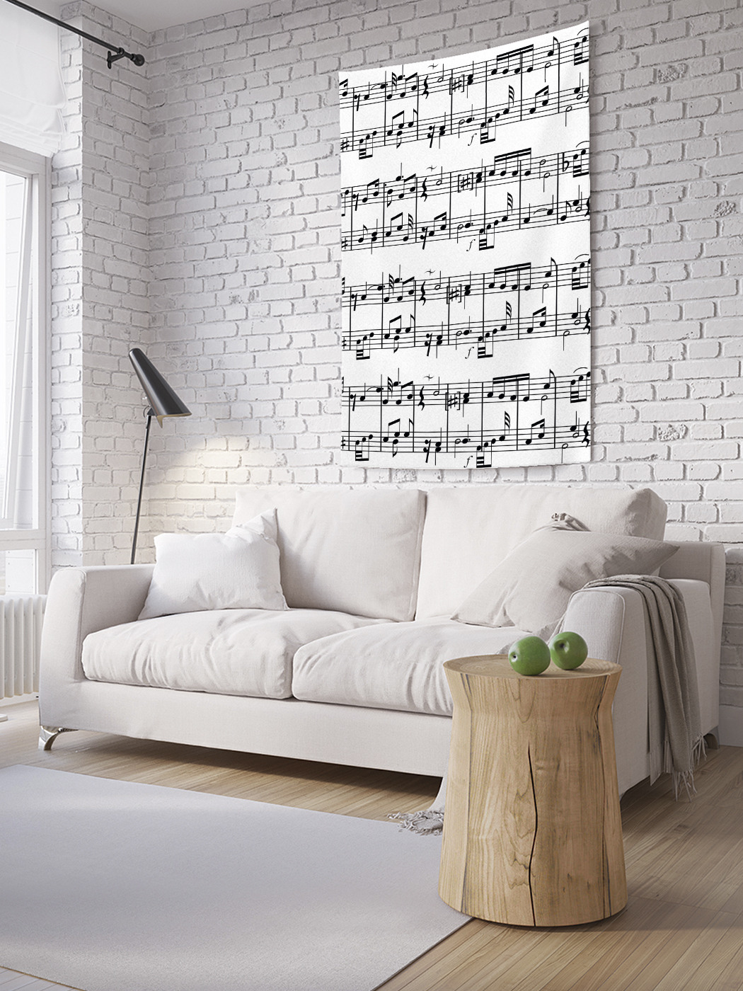 

Вертикальное фотопанно на стену JoyArty Нотный лист 150x200 см, Нотный лист