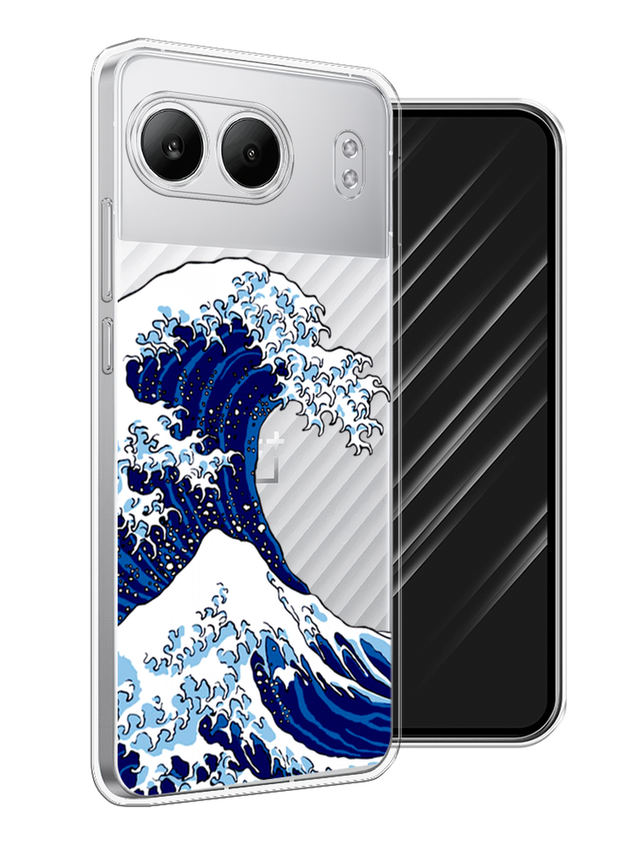 

Чехол Awog на OnePlus Nord 4 5G "Волна в Канагаве", Синий;белый, 155250-1