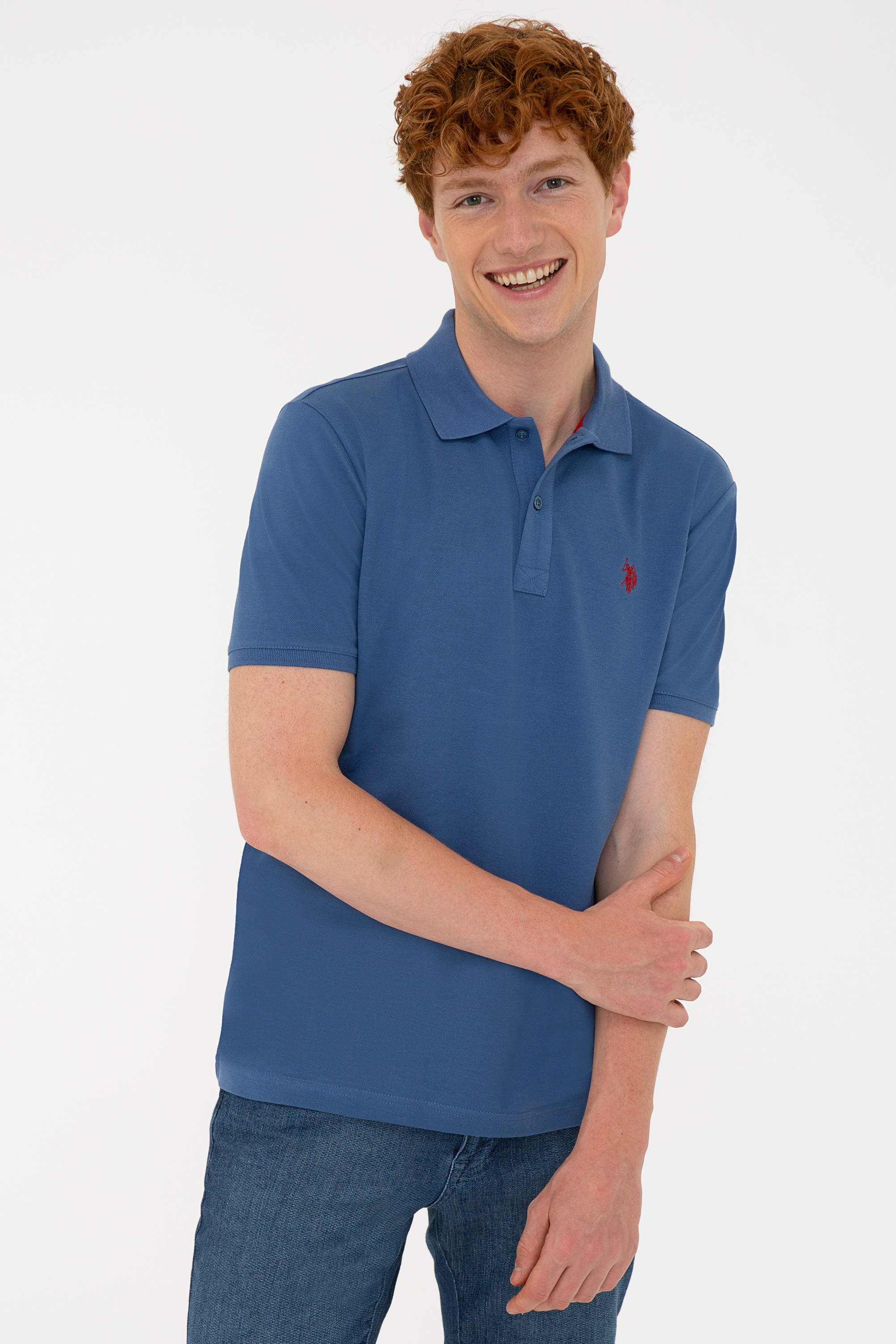 

Футболка мужская U.S. POLO Assn. L50232303VR059 синяя M, Синий, L50232303VR059