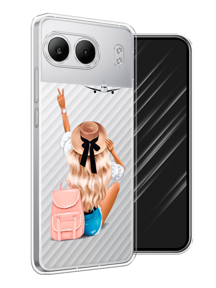 

Чехол Awog на OnePlus Nord 4 5G "Автостопом самолетом", Бежевый;белый, 155250-1