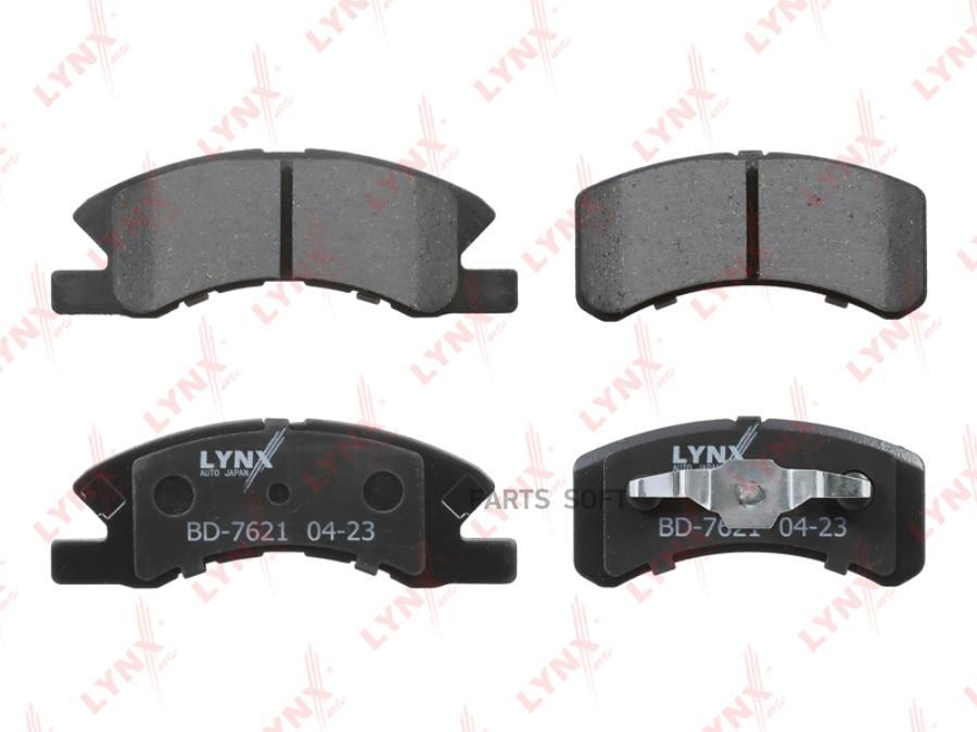 

Тормозные колодки LYNXauto передние правые/левые дисковые BD7621