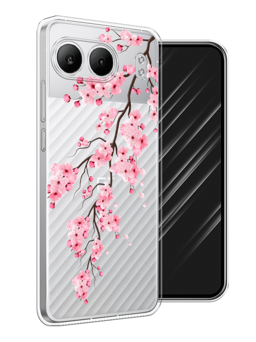 

Чехол Awog на OnePlus Nord 4 5G "Розовая сакура", Розовый;белый;коричневый, 155250-1