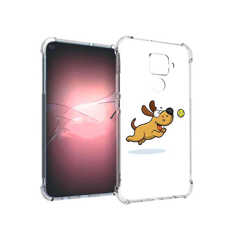 

Чехол MyPads Tocco для Huawei Nova 5i Pro пёсик, Прозрачный, Tocco