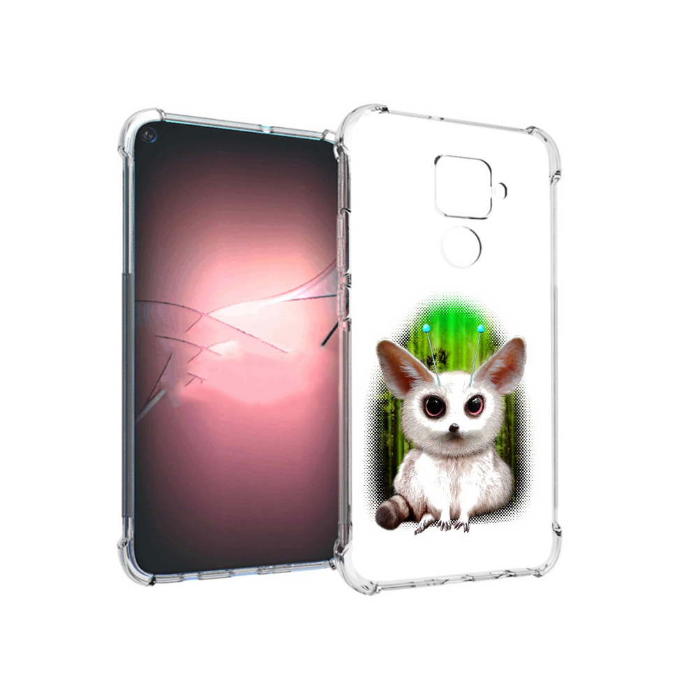 

Чехол MyPads Tocco для Huawei Nova 5i Pro пушистое животное, Прозрачный, Tocco
