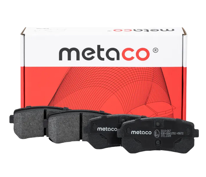 

Тормозные колодки METACO задние дисковые 3010267