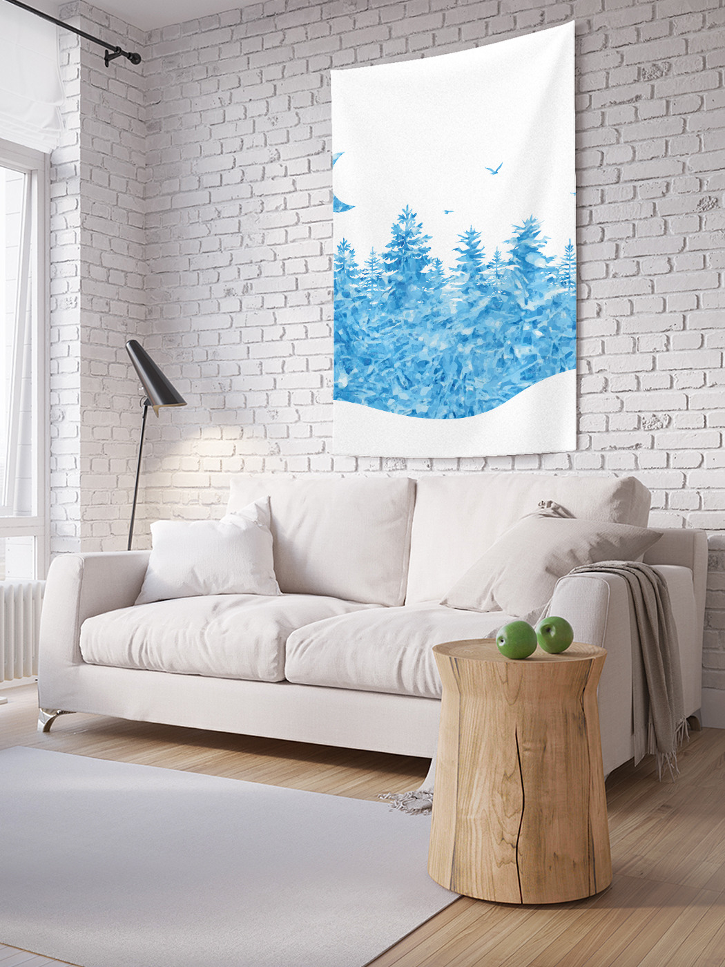 

Вертикальное фотопанно на стену JoyArty Узорный лес 150x200 см, Узорный лес
