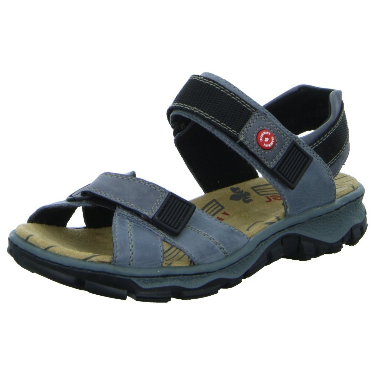 

Сандалии женские Rieker 11735803 синие 37 EU, Синий, 11735803