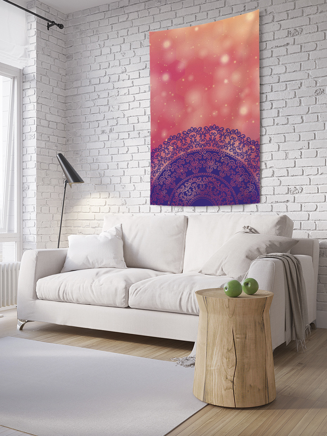 

Вертикальное фотопанно на стену JoyArty Ажур мандалы 150x200 см, Ажур мандалы
