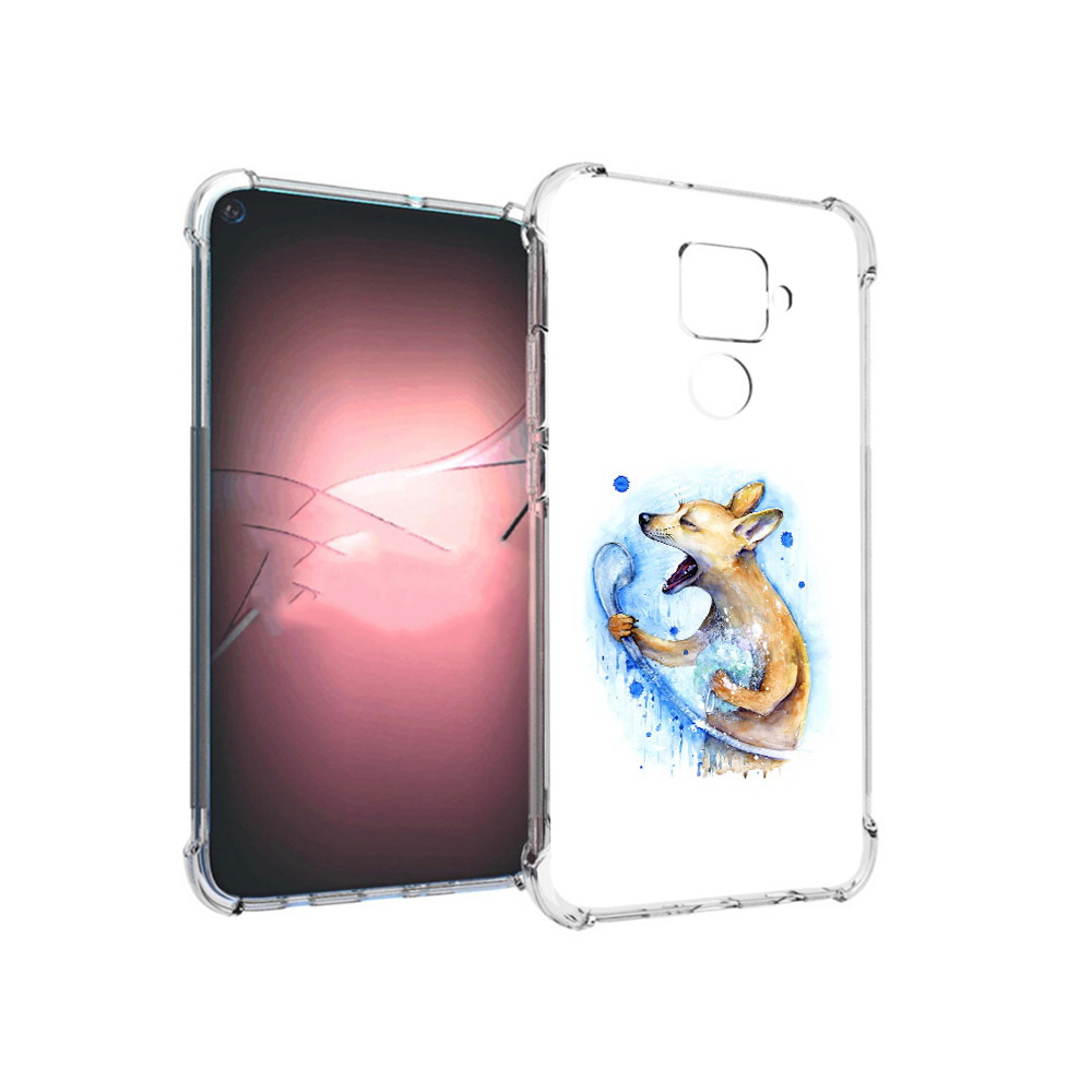 

Чехол MyPads Tocco для Huawei Nova 5i Pro пение в душе, Прозрачный, Tocco
