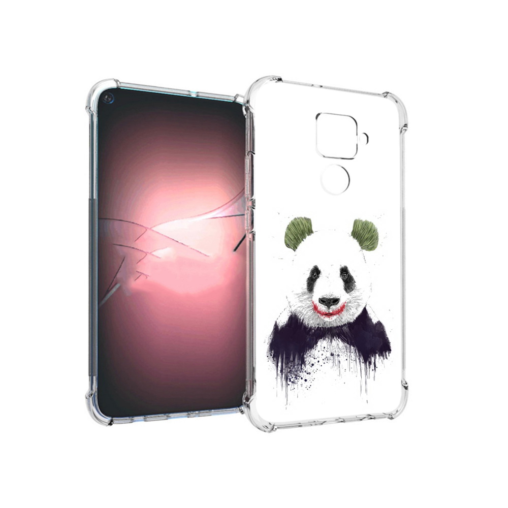 

Чехол MyPads Tocco для Huawei Nova 5i Pro панда джокер, Прозрачный, Tocco
