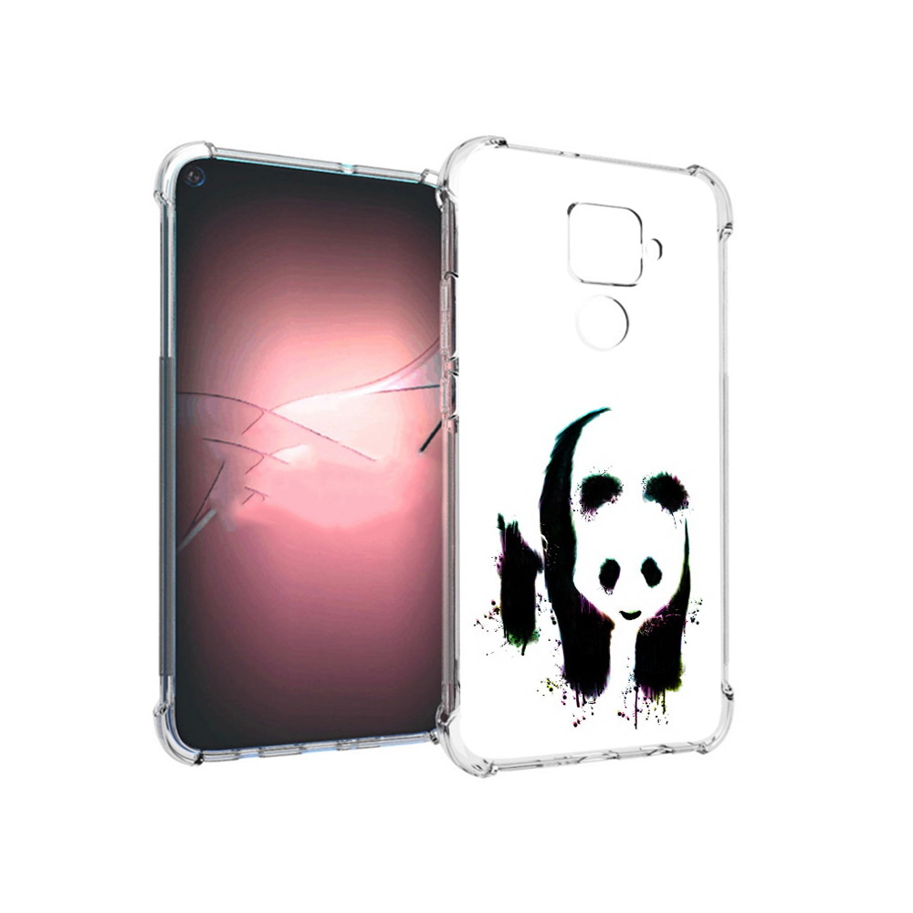 

Чехол MyPads Tocco для Huawei Nova 5i Pro панда в акварели, Прозрачный, Tocco