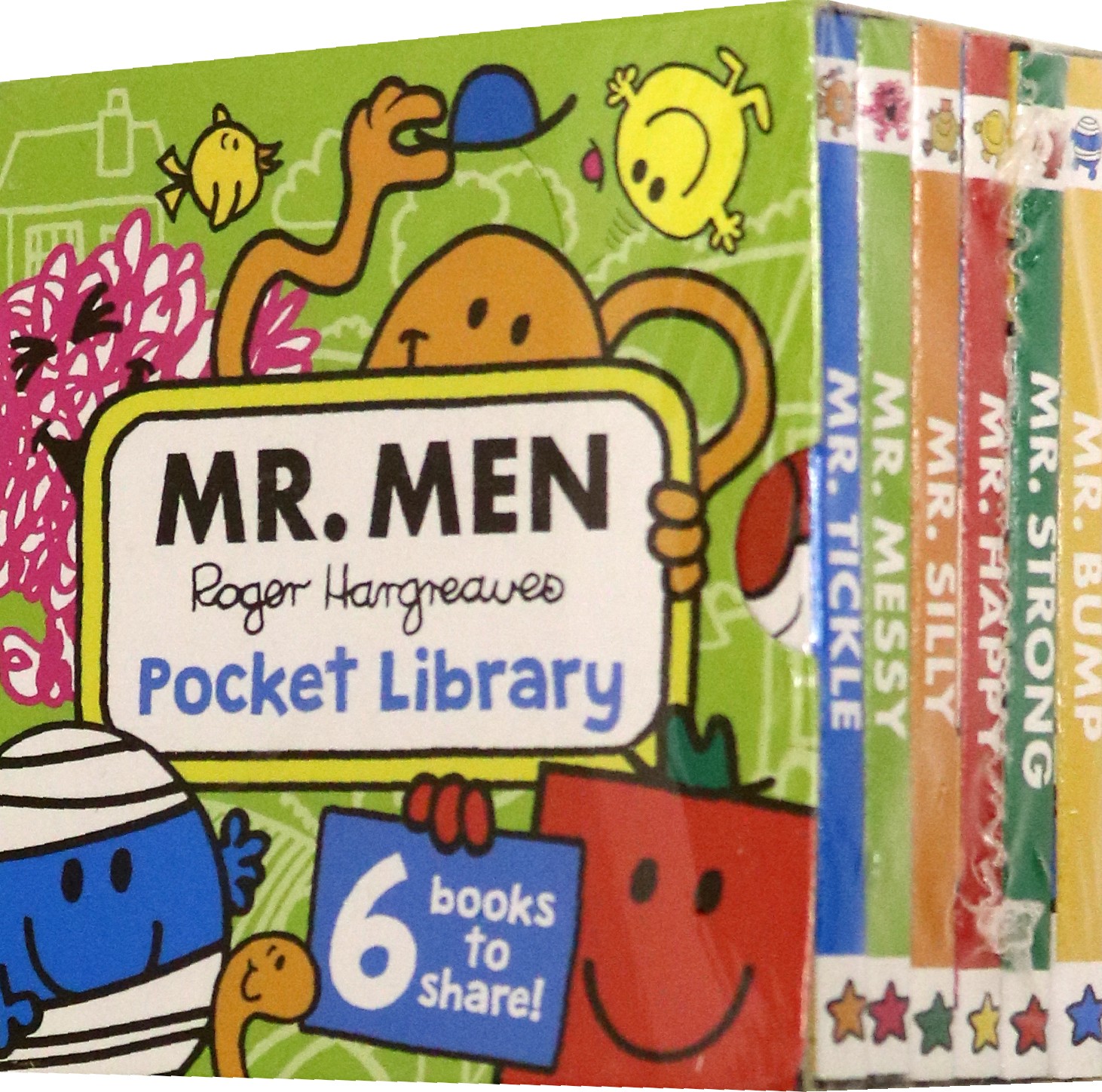 

Mr Men Pocket Library 6-mini book set