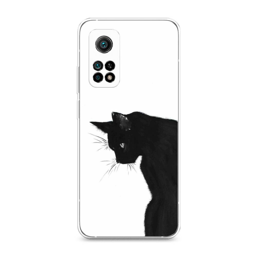 

Чехол Awog на Xiaomi Mi 10T/Mi 10T Pro "Black cat", Разноцветный, 39350-1