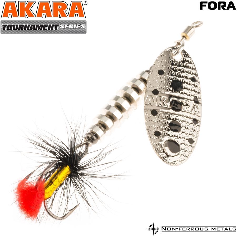 

Блесна Akara Tournament Series Fora 2 ATF2-8-A1 вертушка 8 гр 60 мм, Tournament Series Fora 2