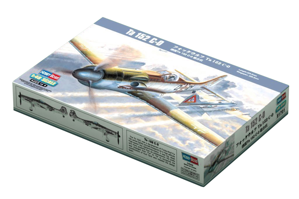 

Сборная модель HobbyBoss 1/48 Самолёт Ta-152 C-0 81701