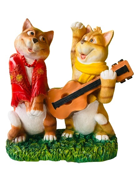 

Садовая фигурка Наш Дом Поющие коты Н-36см 200452