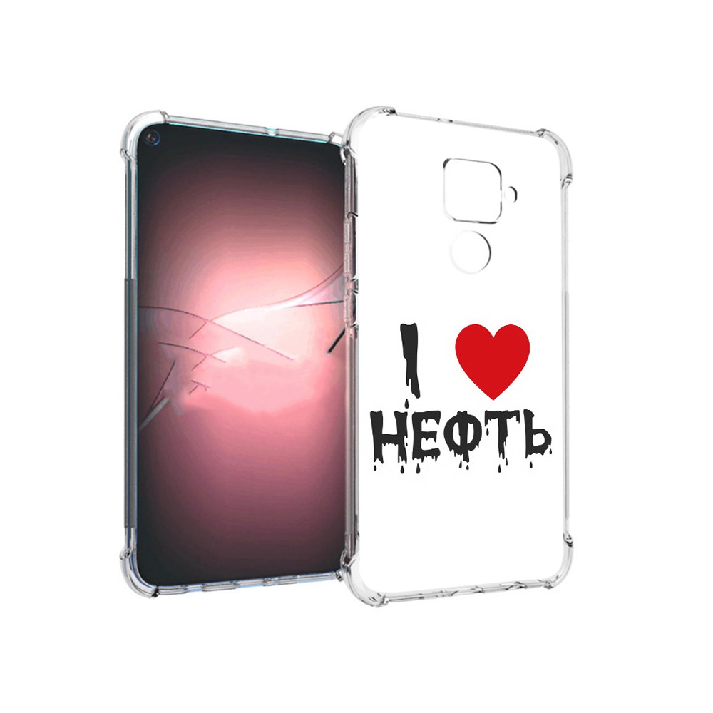 

Чехол MyPads Tocco для Huawei Nova 5i Pro нефть, Прозрачный, Tocco