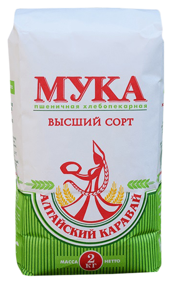

Мука Алтайский каравай пшеничная высший сорт 2 кг