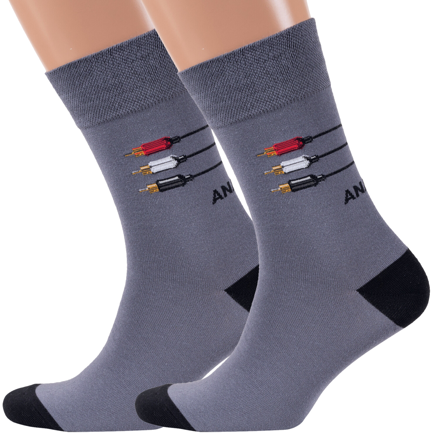 

Комплект носков мужских MoscowSocksClub 2-nm-517 серых 27, 2 пары, Серый, 2-nm-517