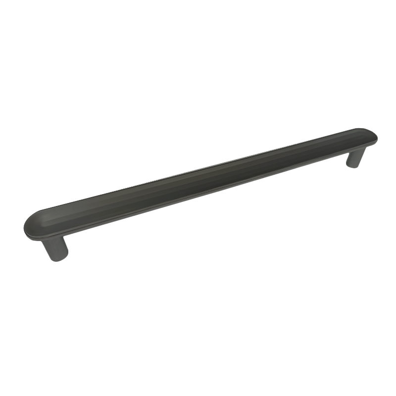 

Ручка-скоба мебельная Trodos "DMZ-22650" 192мм, графит, Серый, DMZ-22650