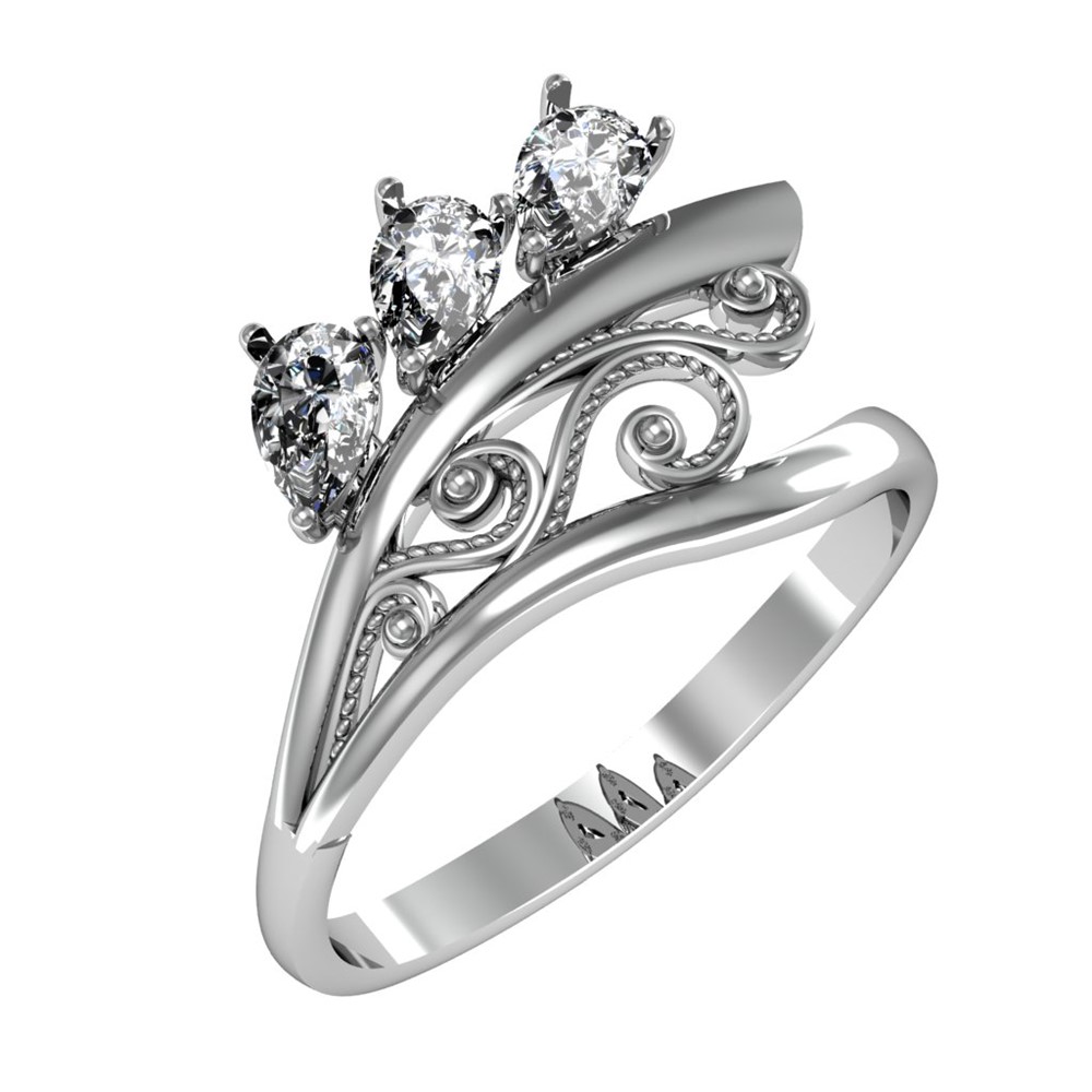 

Кольцо из серебра с фианитом р. ПРИВОЛЖСКИЙ ЮВЕЛИР 201064-FA11, 201064-FA11