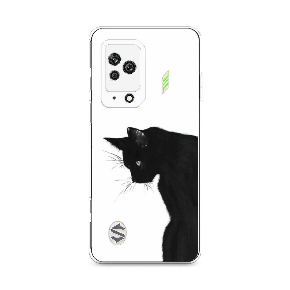 

Чехол Awog на Xiaomi Black Shark 5 "Black cat", Разноцветный, 314050-1