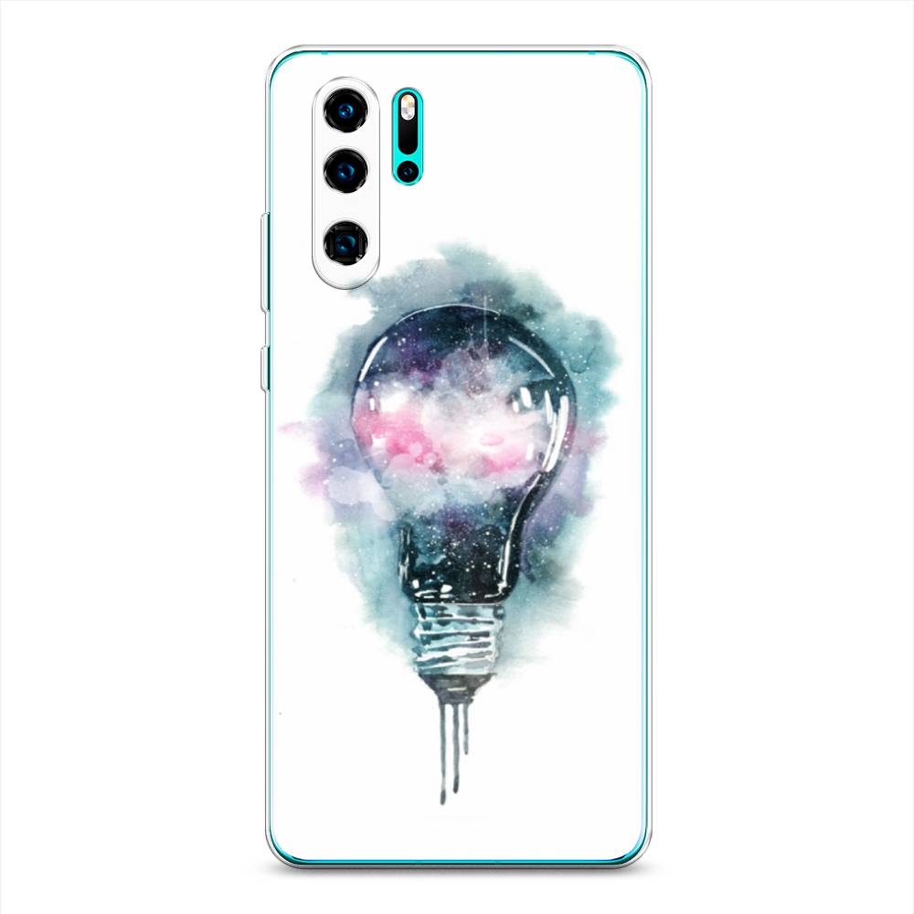 

Чехол на Huawei P30 Pro "Волшебная лампа", Белый;серый, 67650-4