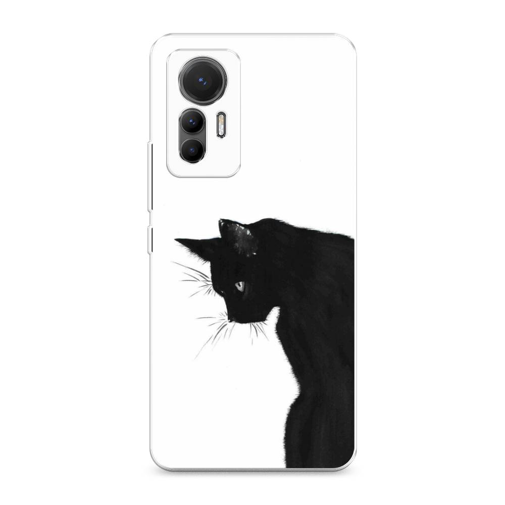 фото Силиконовый чехол "black cat" на xiaomi 12 lite awog