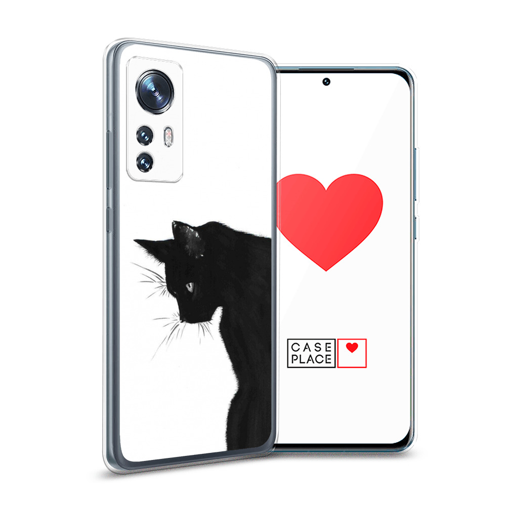 

Силиконовый чехол Awog "Black cat" для Xiaomi 12, Белый, 312350-1