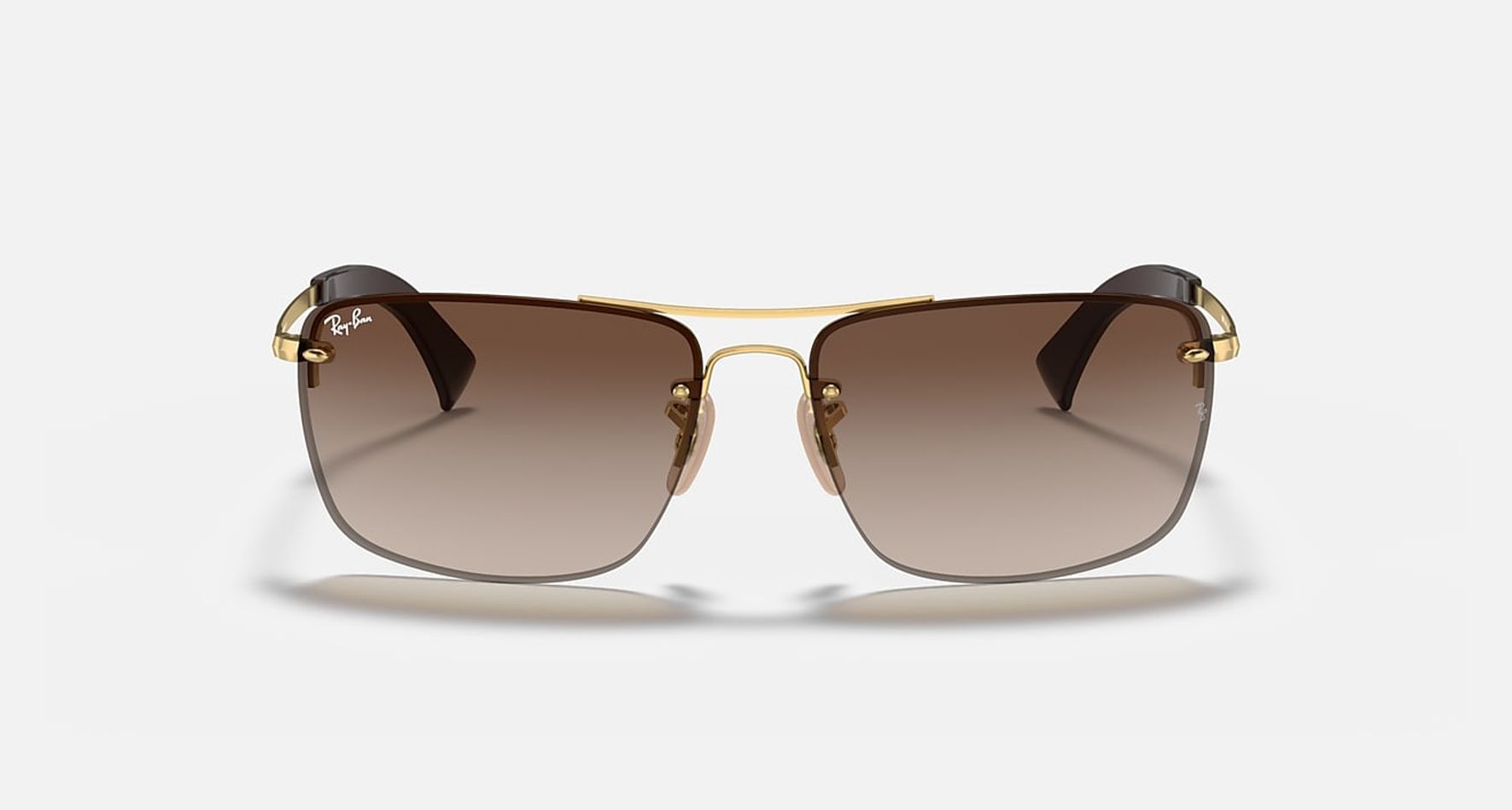 

Солнцезащитные очки унисекс Ray-Ban RB3607 золотые, RB3607