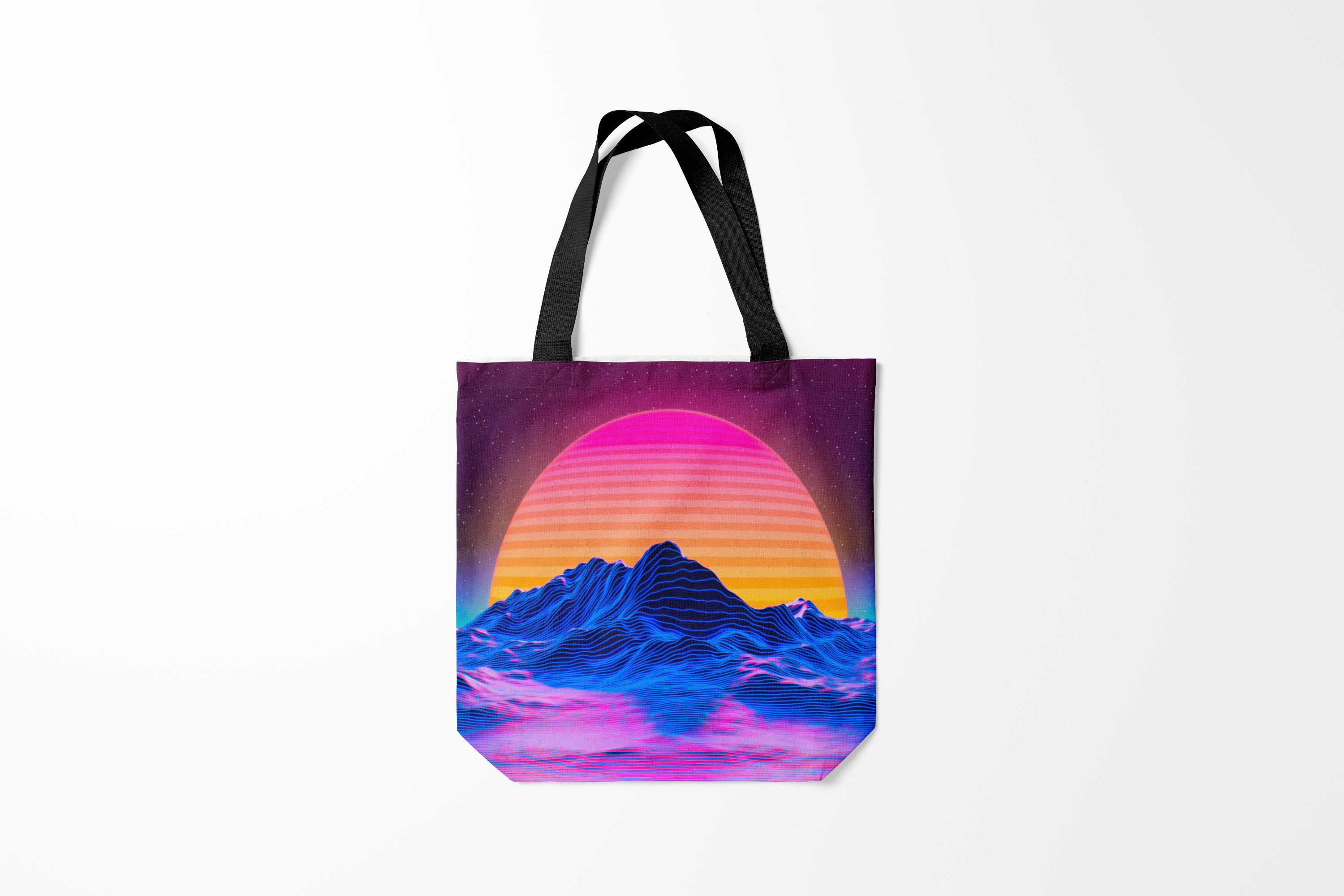 

Сумка шoппер унисекс Burnettie Разные RETRO NEON, розовый, Разные RETRO NEON