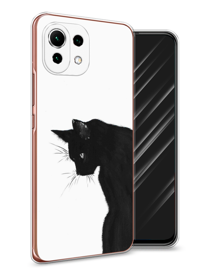 

Чехол Awog на Xiaomi Mi 11 Lite/5G NE "Black cat", Разноцветный, 311750-1
