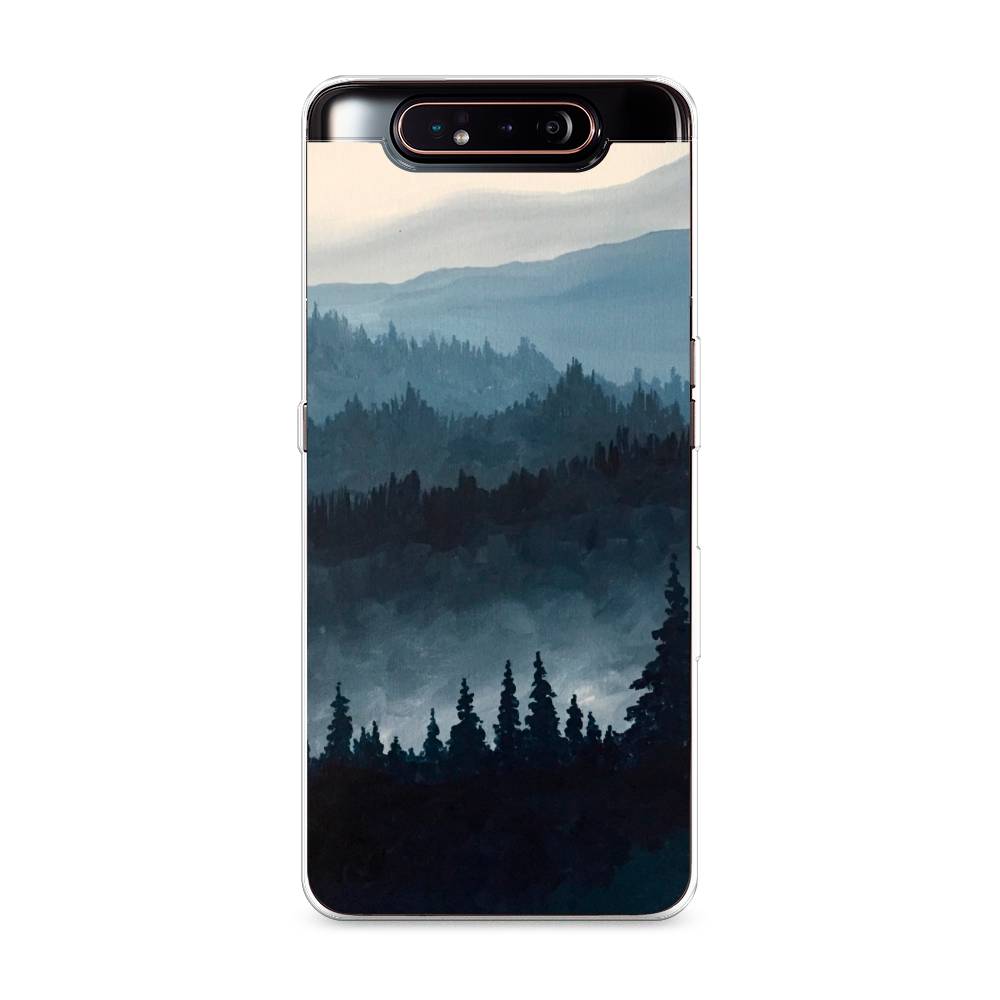 

Чехол Awog на Samsung Galaxy A80 "Туманные горы", Разноцветный, 28350-4