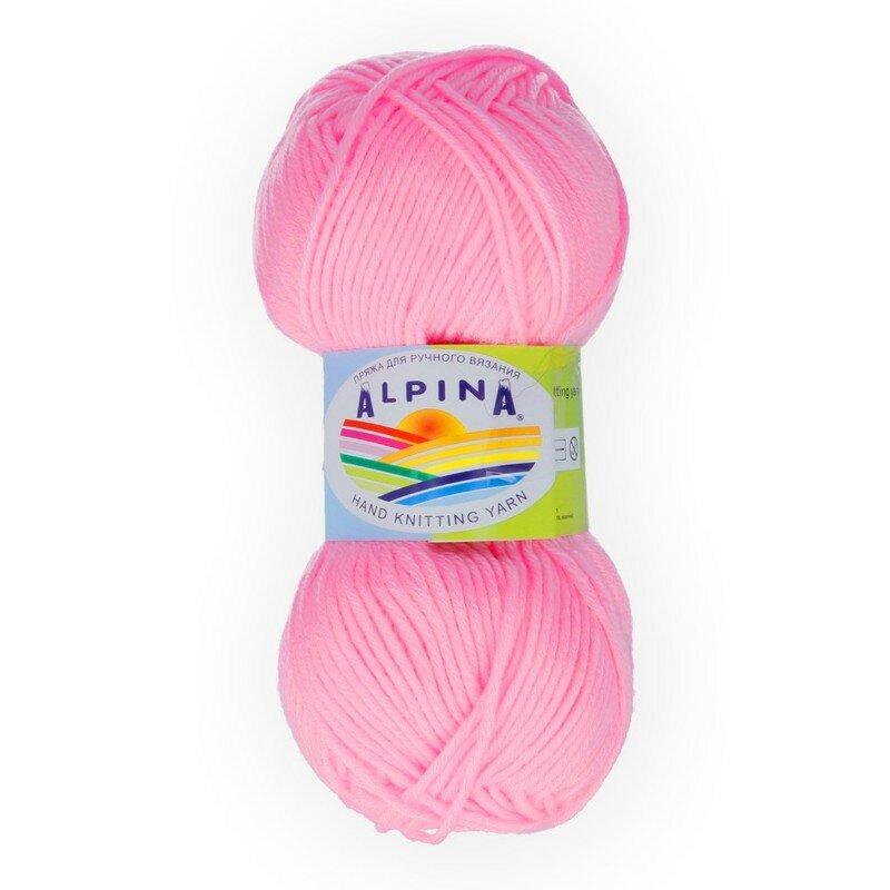 

Пряжа Alpina Tommy 10 шт. по 50 г 100% микнес 130 м №012 св. розовый, "TOMMY"