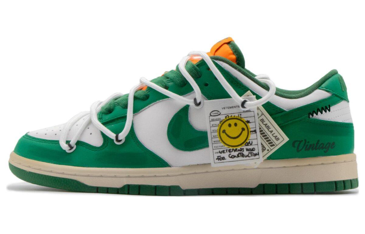 

Кеды унисекс Nike Dunk Low зеленые 42.5 EU, Зеленый, Dunk Low