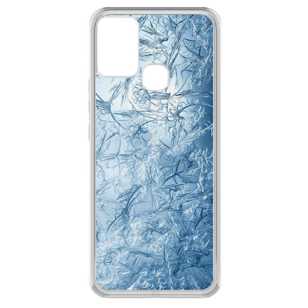 Чехол-накладка Krutoff Clear Case Лед для Infinix Hot 10 Play