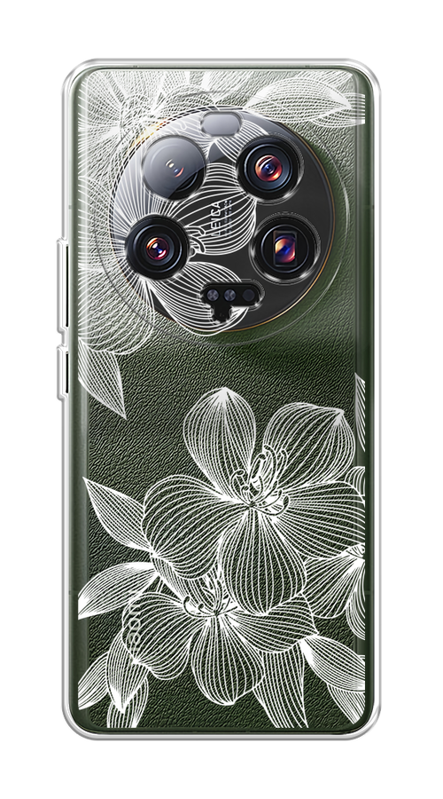 

Чехол на Xiaomi 13 Ultra "Крокус", Белый;прозрачный, 318650-1