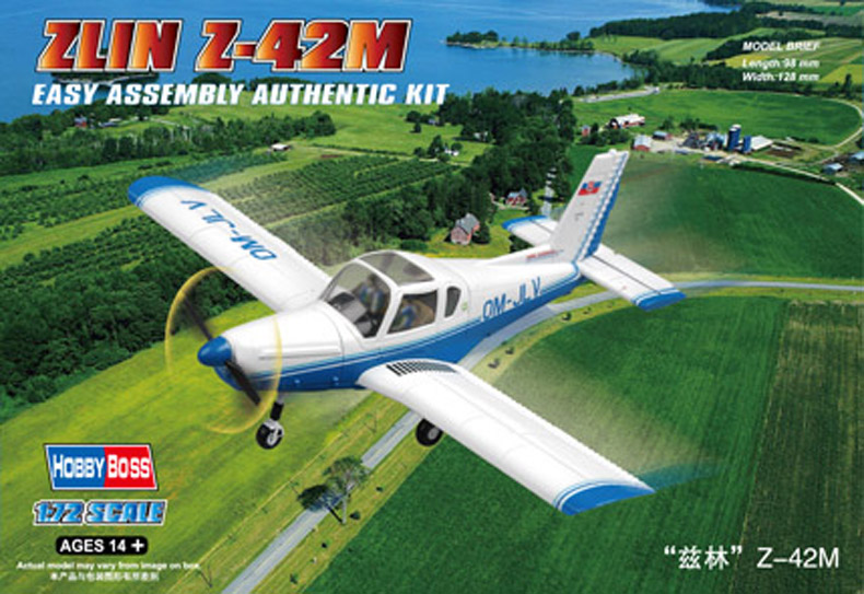 

Сборная модель HobbyBoss 1/72 Самолет Zlin Z-42M 80231