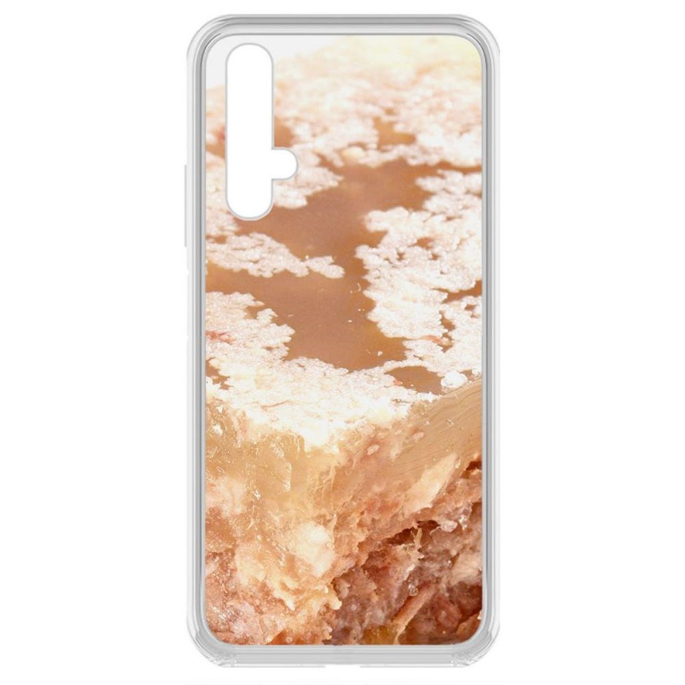 

Чехол-накладка Krutoff Clear Case Холодец для Honor 20