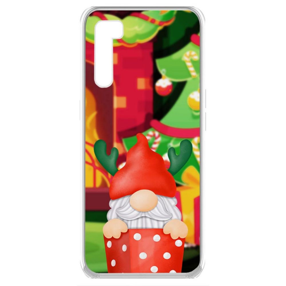 

Чехол-накладка Krutoff Clear Case Гном для Oppo F15